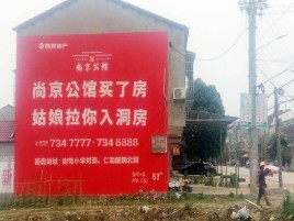 宣恩墙体广告在乡镇、农村市场的媒体优势